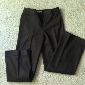 Dark chocolate wool pants